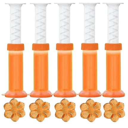 Color Flower Toilet Cleaner Gel Syringe Aromatic Drain Toilet Cleaning Detergent Air Freshener Remove Odor Home Bathroom Supply