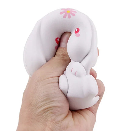 Squishy Kawaii Jumbo Rabbit Simulation Cream Scented Slow Rising Squishies Creative Soft Stress Relief Squeeze Toys 11x10 CM