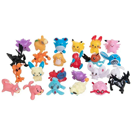 24-144pcs Pokemon Action Figure Pikachu Anime Model 2-3CM Ornamental Decoration Mini Model Doll Toy Kids Christmas Gifts