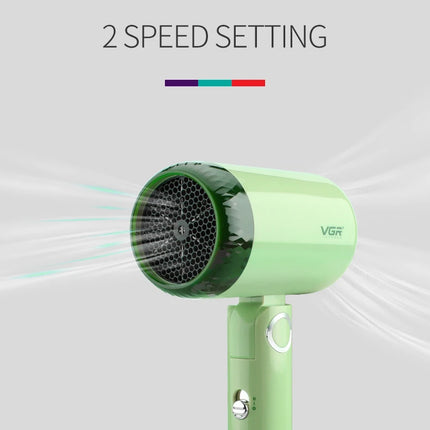 VGR Hair Dryer Professional Dryer Foldable Hair Dryer Machine Overheating Protection Hair Salon for Household Use Mini V-421