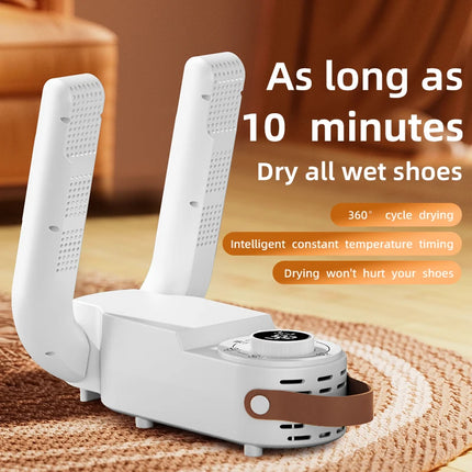 Intelligent shoe dryer Dry and wet deodorization timing double V shoe dryer foldable quick drying shoe dryer