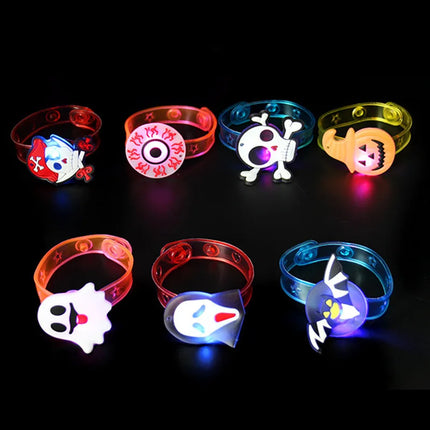 120PCS Halloween Glow Watch Horror Flash Prop Children's Watch Halloween Party Decorations Christmas decorations