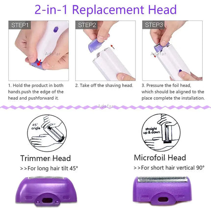 Painless Body Hair Trimmer Epilator USB Laser Remover for Men Women Face Leg Arm Bikini Armpit Hand Shaver Removal Eraser Tools