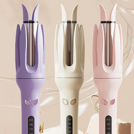 Negative Ions Automatic Hair Curler 28mm Electric Ceramic Curling Hair Stick Rotating Curl Waves Anti-Tangle Curling Iron Styler