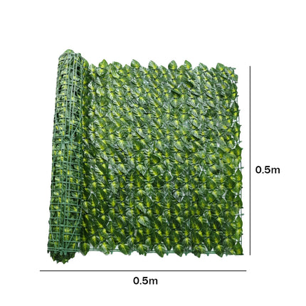 Artificial Leaf Fence Screen Faux Ivy Leaf Hedge Privacy Fence for Outdoor Garden Decor Landscaping Screen Greenery Wall Fence