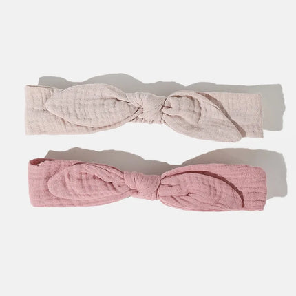 Baby Elastic Hair Bands Girl Headband Kids Cotton Headwear Knot Hair Accessories Soft Toddler Rabbit Ear Turban HB018