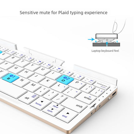 Apple Bow Foldable Android Wireless Bluetooth Keyboard