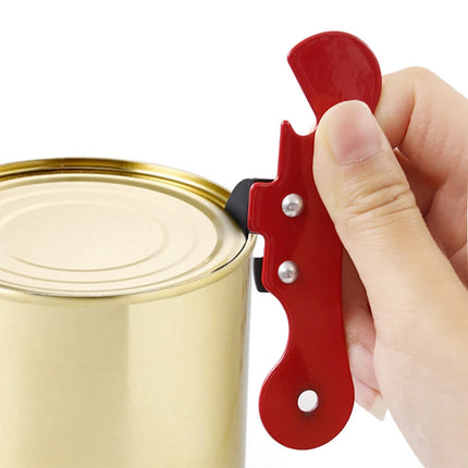 1pcs Multifunctional Bottle Opener Stainless Steel Safety Side Cut Manual Can Opener Ergonomic Can Opener Can Kitchen Tools