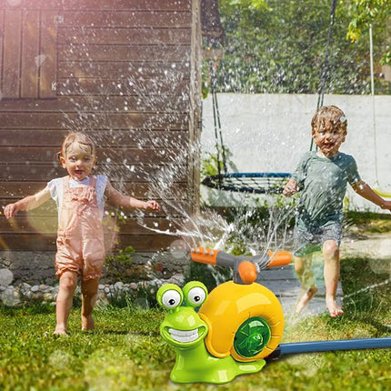 Outdoor Water Sprinkler Toy with Baseball Play Set Lawn Garden Sprinkler Snail Cactus Fire Hydrant Children Water Playing Toy