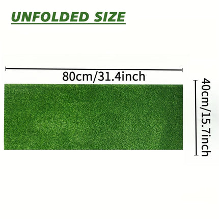 Aritificial Realistic Grass Pad, Simulation Pet Lawn Mats, Thick Synthetic Fake Mat For Outdoor Garden Patio Landscape Dog Pet