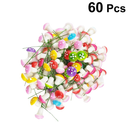 Mini Mushrooms Miniature Garden Foam Decor Artificial Ornament Outdoor Fairy Decoration Figurines Figurine Landscape