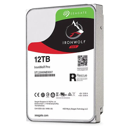 FOR Seagate ST12000NE0007 Ironwolf Pro 12TB 7200 RPM SATA III 3.5" Internal NAS HDD New