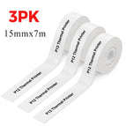 3PK 15mmx7m -White