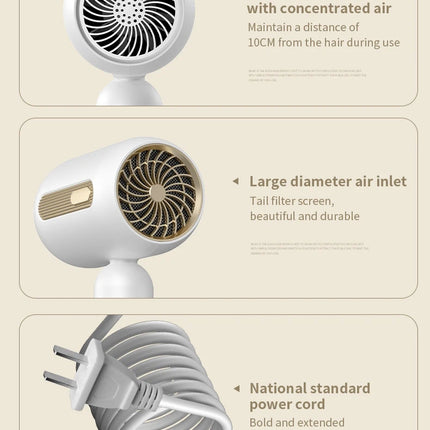 Hair Dryer High-Speed Electric Turbine Airflow Low Noise Constant Temperature And Quick Drying Suitable For Home Salons