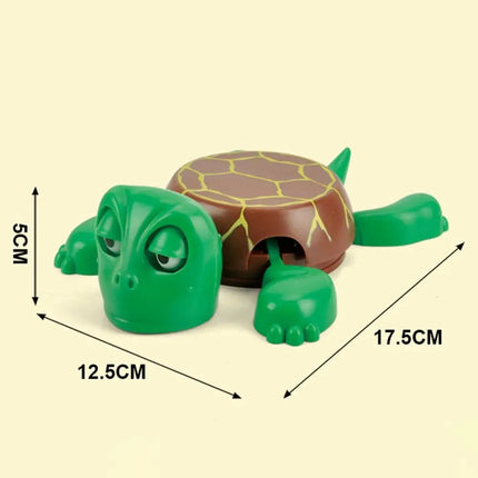 Press To Sound Panicked Turtle Coaster Gaping Eyes Creative Turtle Base Cup Mat Frightened Non-slip Water Cup Pad Cafes