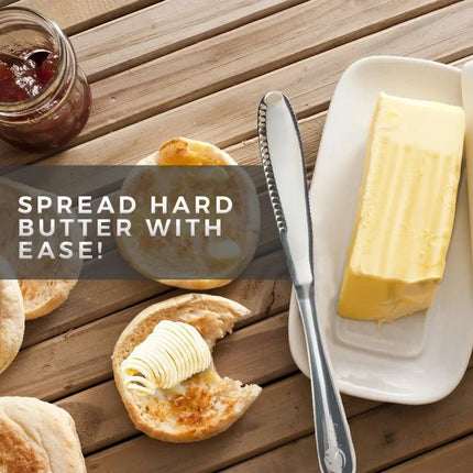 Stainless Steel Butter Spreader, Butter Knife - 3 in 1 Kitchen Gadgets