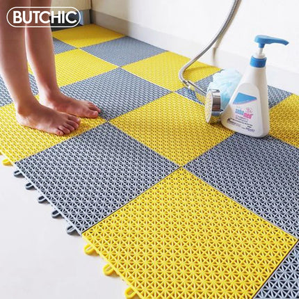 Bathroom splicing mats grid waterproof suspension kindergarten sports floor car wash balcony garden swimming pool plastic tile