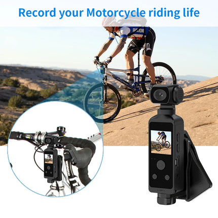 4K Ultra HD Pocket Action Camera 270° Rotatable Vlog Wifi Mini Sports Cam Waterproof Case Helmet Travel Bicycle Driver Recorder