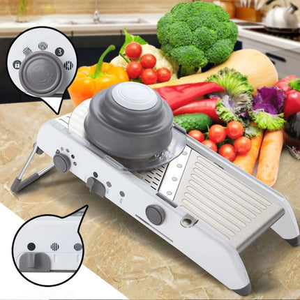 Slicer 5 in 1 Multifunctional Vegetable Cutter Slicer Grater Multi-functional Vegetable Adjustable Safe Blades Grater