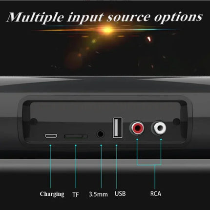 Super Powerful Wireless Bluetooth Sound Bar Portable Speaker Surround Stereo Home TV Sound Box Subwoofer FM Radio Home Theater