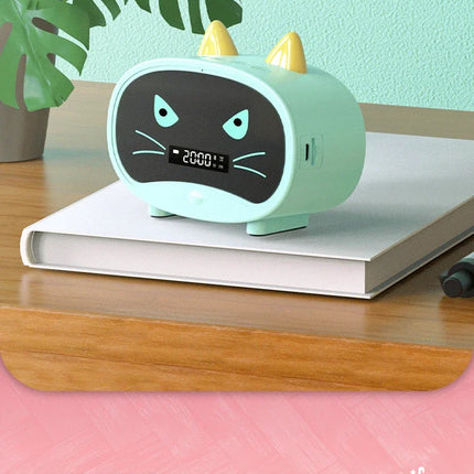 1PCS Cute Cat Bluetooth Speaker with Alarm Clock Portable Bluetooth 5.0 Wireless Speaker Stereo Sound Box Music Player Subwoofer