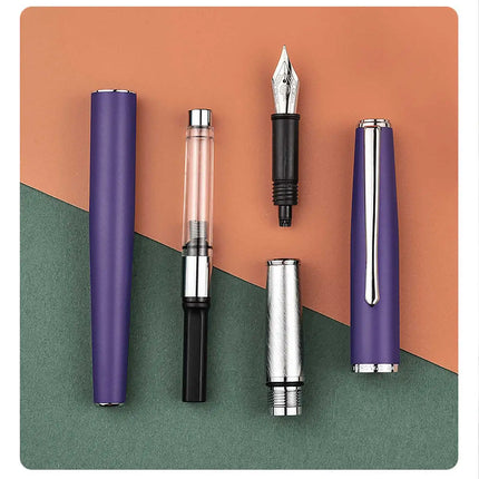 Metal Hongdian 920C Fountain Pen Iridium 0.5mm F nib for office business school supplies Writing ink pens Gifts