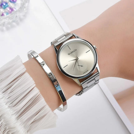 Women Watch Set Luxury Silver Dress Quartz Watch Bracelet Ladies Sports Wrist Watch Clock Gift Woman Relogio Feminino