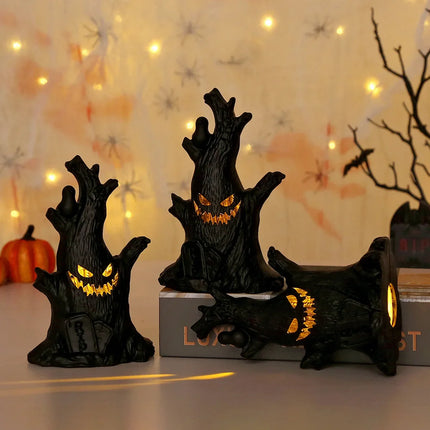 Halloween Flameless Candles, LED Candles for Halloween Party Decorations Table Home Room Decor, Oddities and Curiosities Gifts