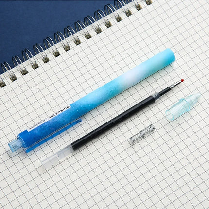 3Pcs/Set Starry Sky Gel Pen Kawaii Student Quick-drying 0.5mm Black Neutral Pen School Office Writing Supplies Stationery