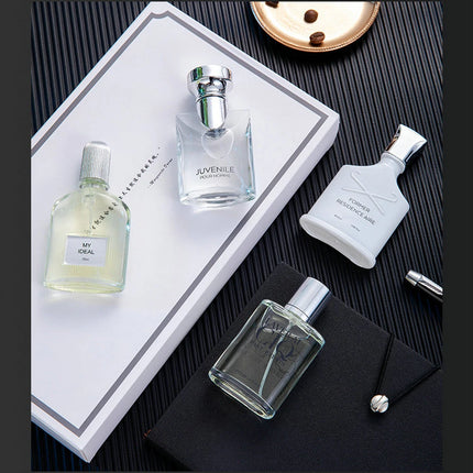 Gift Box Four Piece Set Fragrance Lasting Body Spray Perfume Essential Oil Scent Pheromone Eau De Parfum Cologne 105ml Toilette