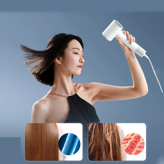 ROIDMI Miro Hair dryer Affordable High speed  67m/s Rapid Air Flow Low Noise Smart Temperature Control 20 Million Negative Ions