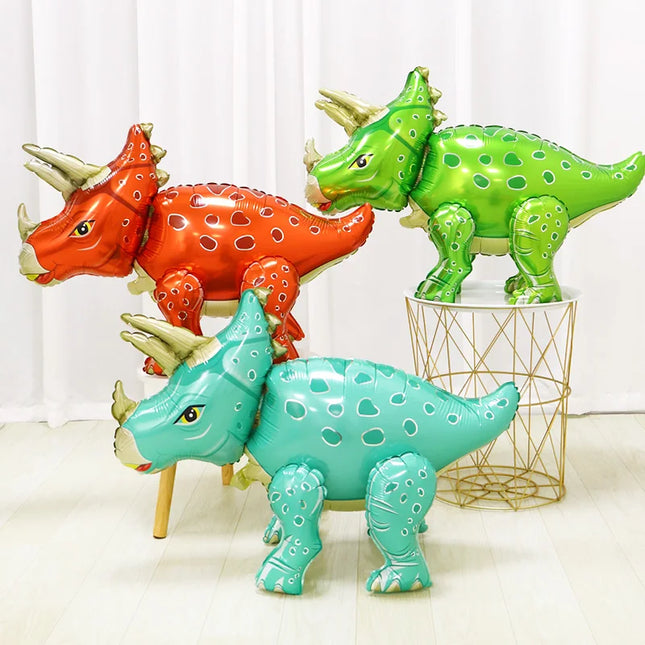 Inflatable Dinosaur Balloons Dino Baby Birthday Party Decoration Supplies Jurassic Animals Raptor Balloon Kids Dino party Favors