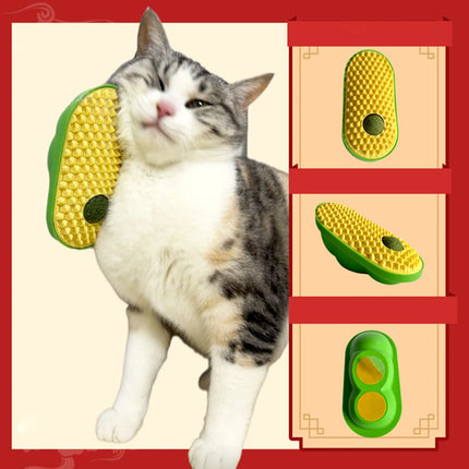 Pet Cat Wall Brush Comb Play Cat Toy Softer Cat Self Groomer Massage Comb with Catnip Cat Face Scratcher Kitten Cat Accessories