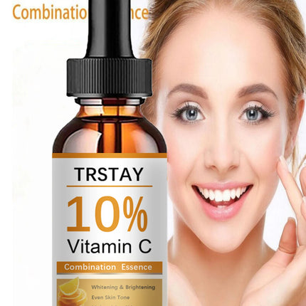 Vitamin C Hyaluronic Acid Facial Brightening and Whitening essence Liquid can reduce black spots and acne marks, and make skin t