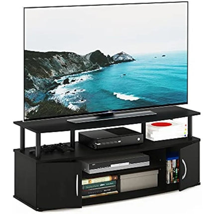 JAYA Large Entertainment Stand for TV Up to 55 Inch, Blackwood muebles para el hogar  tv stand living room furniture  tv stand