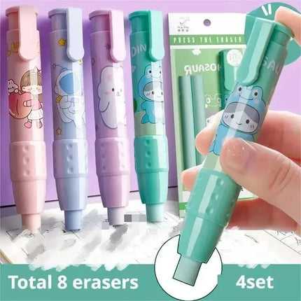 Stretchable Eraser Drawing Design Office Pressing Eraser Creative Cartoon Cute Student Stationery (Free Eraser Replacement Core)