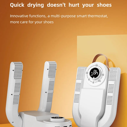 Intelligent shoe dryer Dry and wet deodorization timing double V shoe dryer foldable quick drying shoe dryer