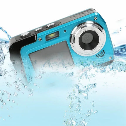 4K Underwater Digital Cameras Video Recorder 56mp Anti Shake Selfie IPS Dual Screens 10FT Waterproof For Snorkeling Swimming