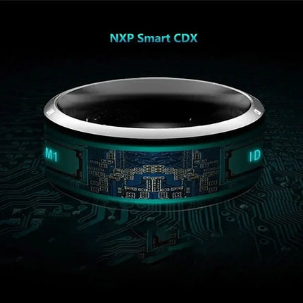 NEW NFC Smart Ring Multi-function Electronic Bluetooth Ring Solar Ring IC Rewritable Analog Access Card Tag Key Ip68 Waterproof