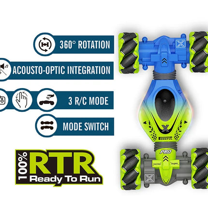 4WD RC Car Toy 2.4G Radio Remote Control Cars RC Watch Gesture Sensor Rotation Twist Stunt Drift Vehicle Toy for CHildren Kids