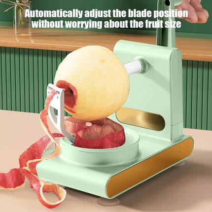 Hand Crank Multi-function Fruit Peeling Artifact Automatic Peeler Fruit Peeling Machine Apple Rotary Peeling Artifact Home Tool