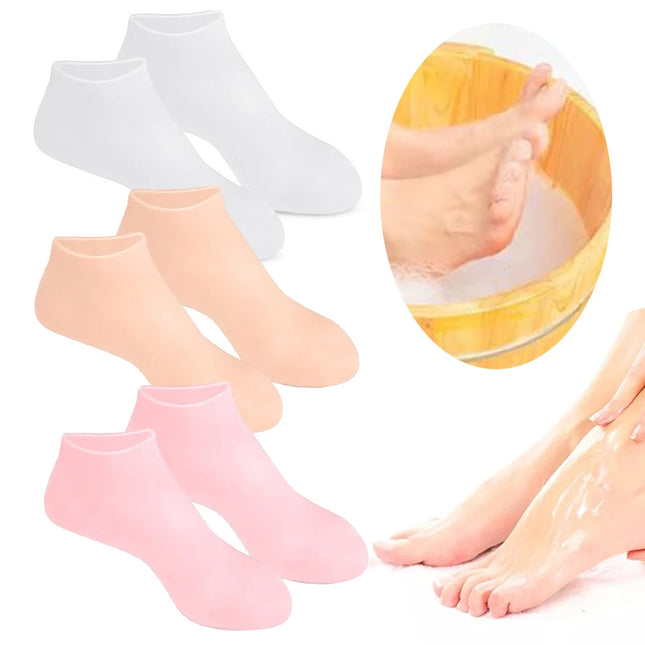 Silicone Exfoliating Socks & Gloves Anti Slip Foot & Hand Spa Mask Hands Peeling Gloves Prevents Dryness Feet/Hand Care Tools