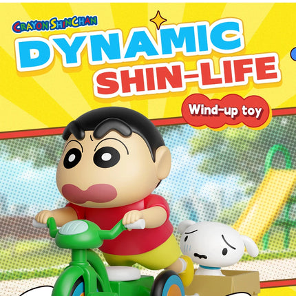 52TOYS BLIND BOX Crayon Shin Chan Dynamic Shin Life, Mystery Box, Collectible Wind-up Toy Desktop Decoration, Gift for Christmas