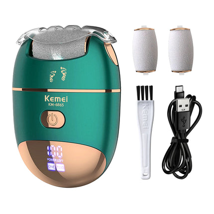 Kemei Professional Foot Grinder Electric Foot File Care Tools Callus Remover Machine Pedicure Device Foot Feet For Cracked