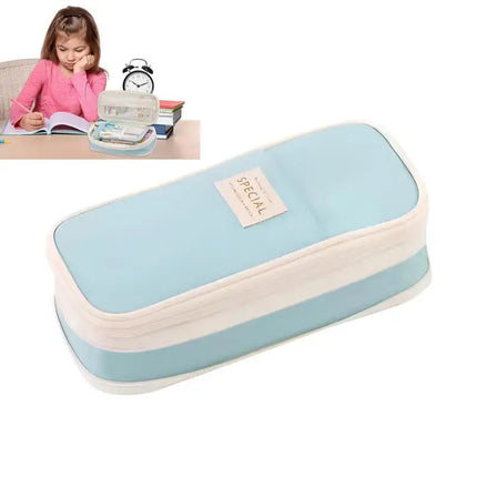 Pencil Cases Large Capacity Pencil Bag Pouch Holder Box for Girls Office Student Stationery Organizer School Supplies