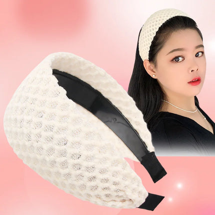 New, wide-brimmed headband, covering white hair, women's face washing, makeup headband, autumn and winter hair accessories.