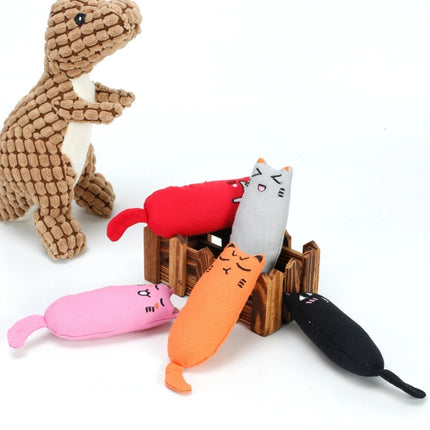 Rustle Sound Catnip Toy Cats Product For Pets Cute Cat Toys For Kitten Teeth Grinding Cat Plush Toy Thumb Pillow Pet Accessories