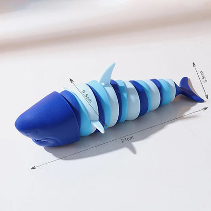 Creative Colorful Ocean Animal Shark Dolphin Adult Kids Stress Relief Toys Children's Early Education Puzzle Fun Fidget Toy