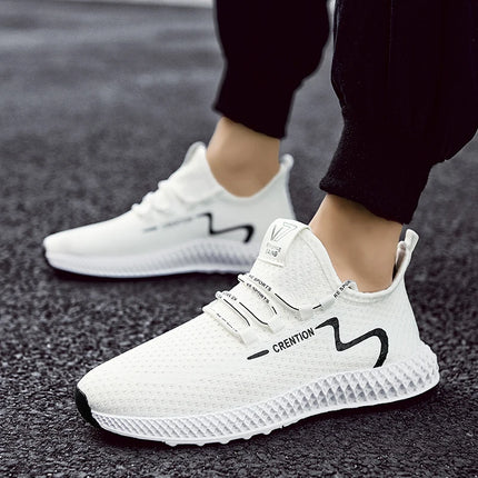 Mesh Mens Casual Shoes Summer Lightweight Sneakers Mens Sport Walking Running Shoes Breathable Slip on Men Loafers Tennis Shoes