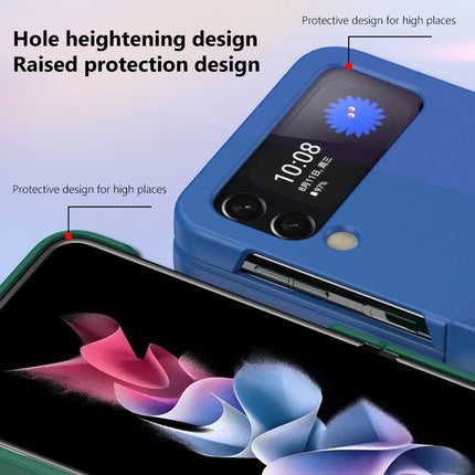 For GalaxyZ Flip3 4 Magnetic Case For Samsung Galaxy Z Flip 3/4 5G Full Protection Hinge Luxury Cover Shell Camera Lens Cover